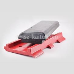 Asphalt paver rubber track pads